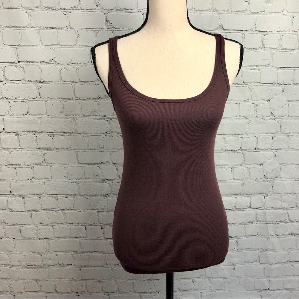 NWOT Valette Ribbed Tank Top - Picture 2 of 6